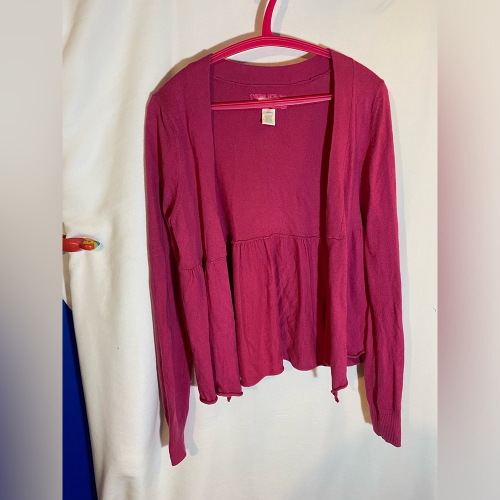 Aerie Babydoll Open Cardigan, Size Medium